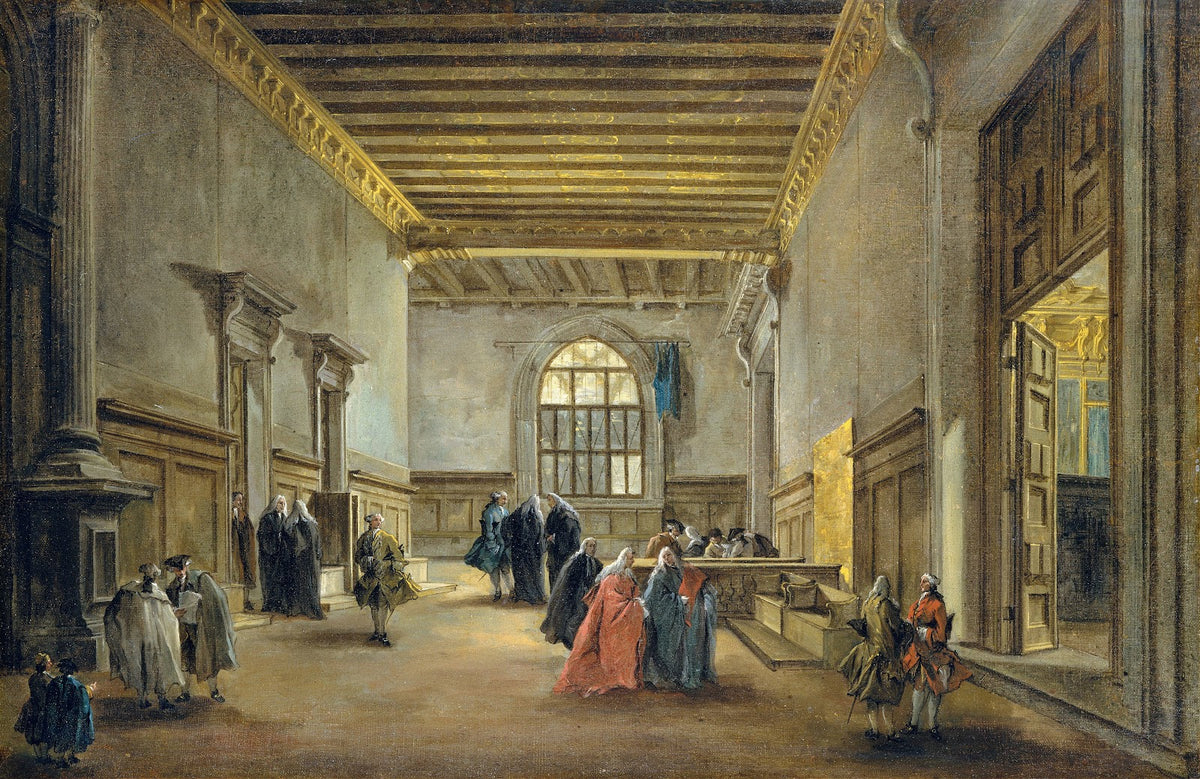 The Antechamber of the Sala del Maggior Consiglio ca 176568