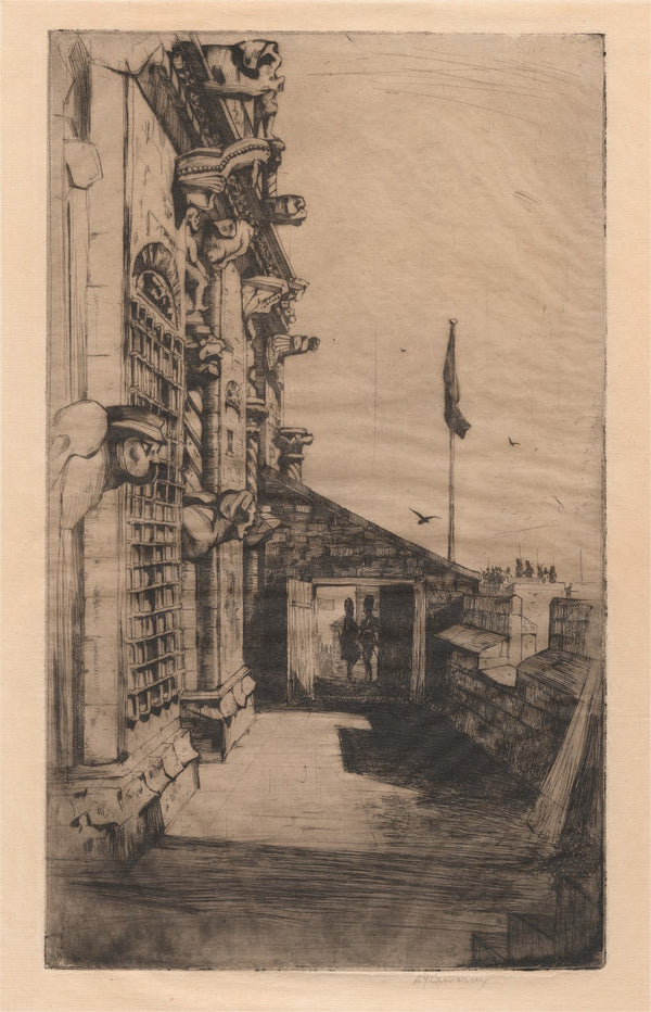 The Gargoyles Stirling Castle 1898