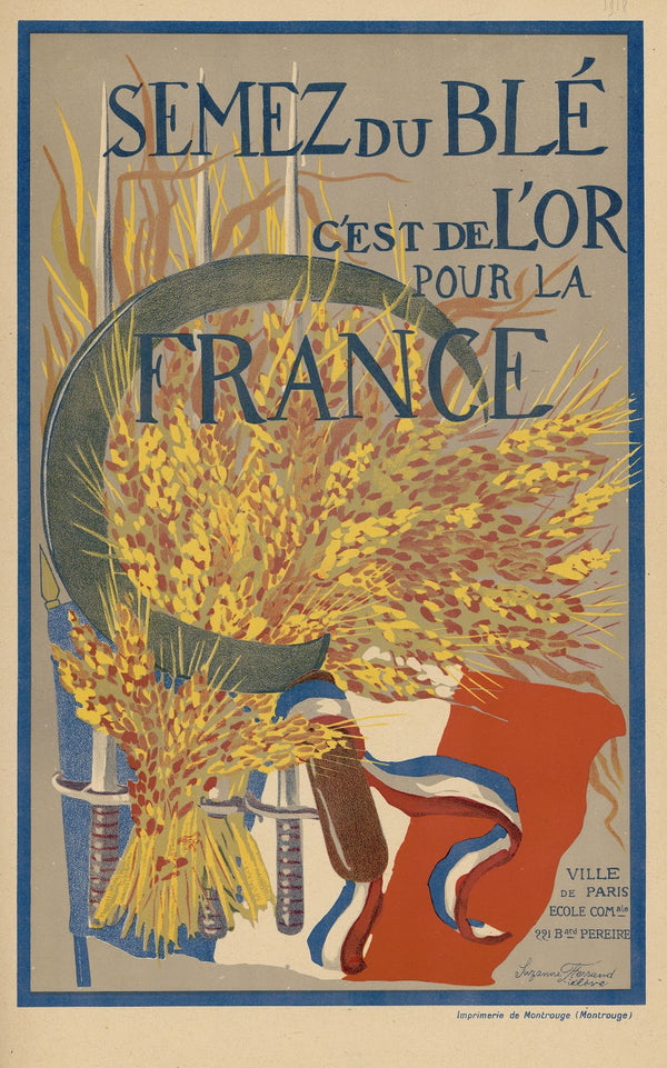 Semez du blé cest de lor pour la France 1918
