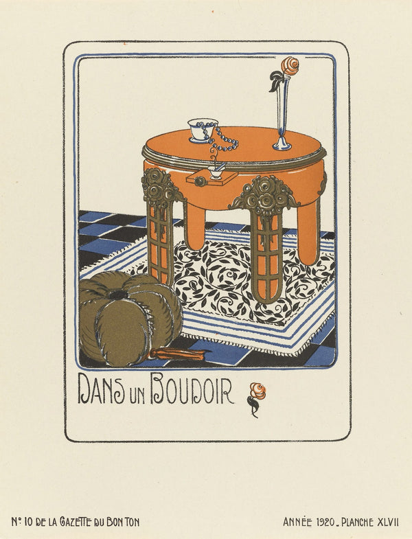 Dans un boudoir 1920