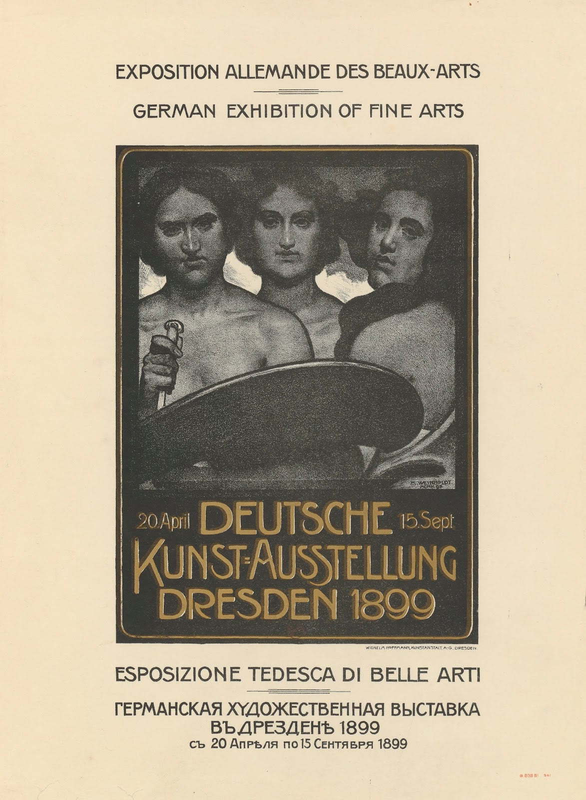Kunst Ausstellung Dresden 1899 1898