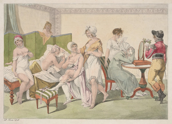 Le lever des ouvrieres en linge The rising of the laundry workers 1803