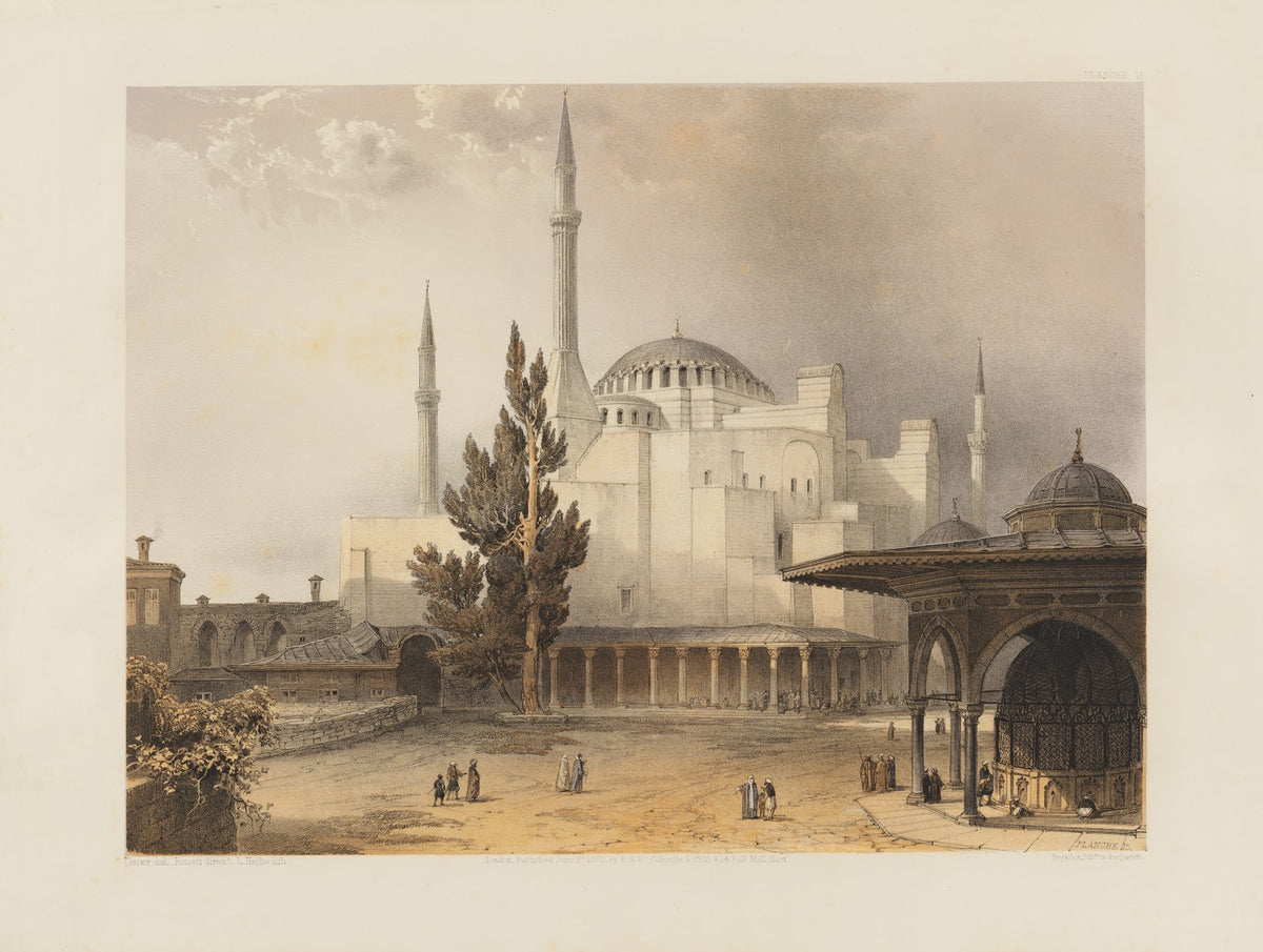 Aya Sofia Constantinople as recently restored by order of H M the sultan Abdul M