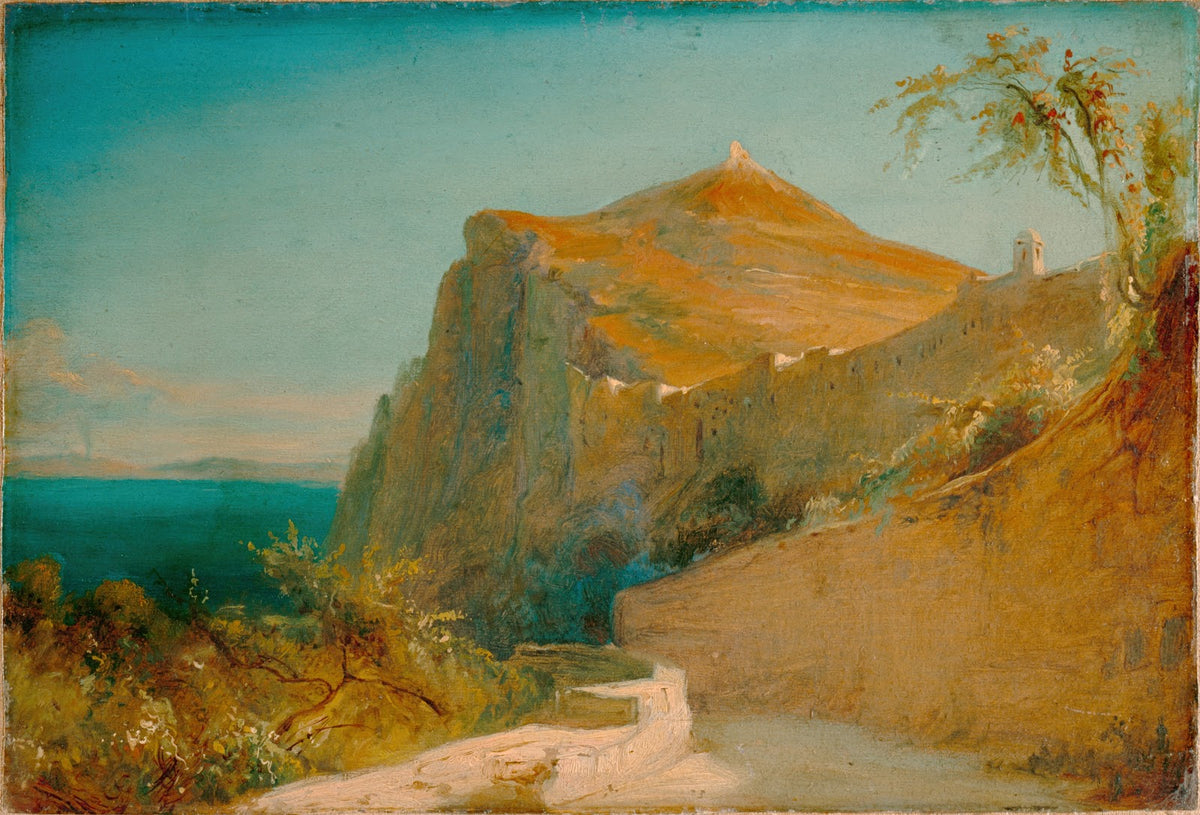 Tiberius rocks at Capri circa 1828 1829