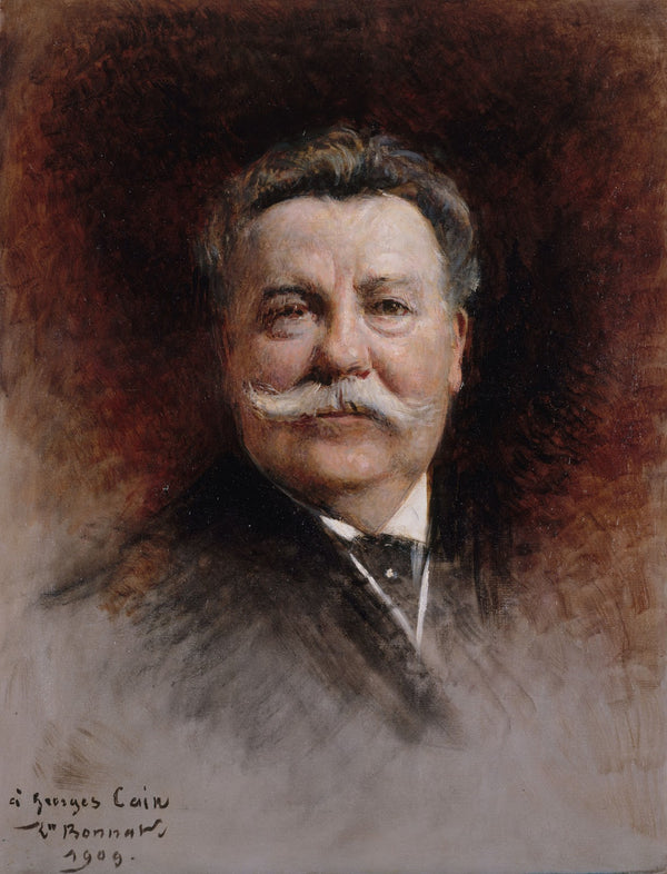 Portrait de Georges Cain 1853 1919 peintre et littérateur 1909