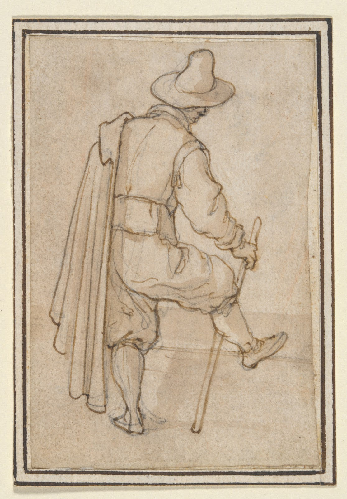 Man Standing seen frombehind