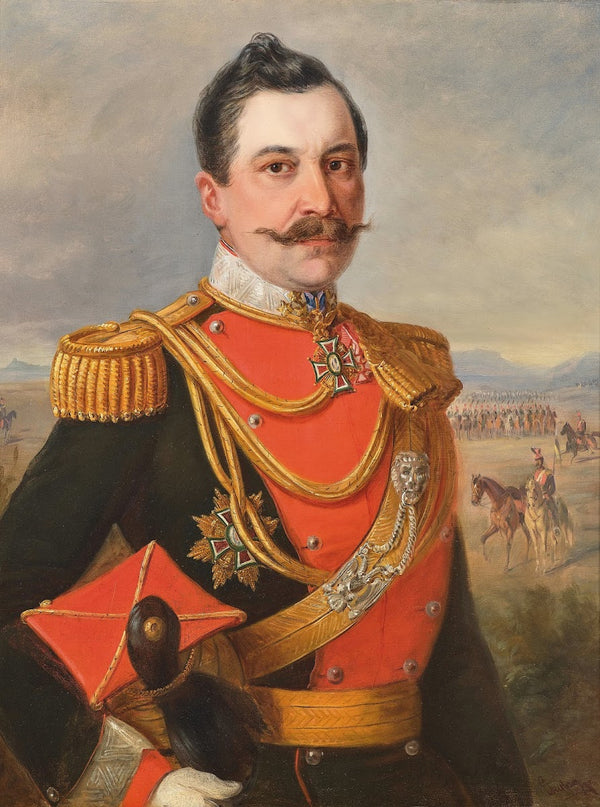 Porträt Karl Reichsfreiherr von Simbschen