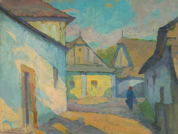 Motif from an East Slovak village 1925