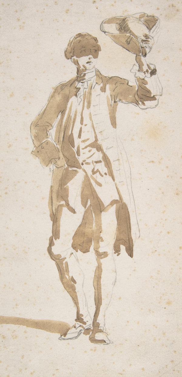 Man Shading His Face with a Tricorne 16911765