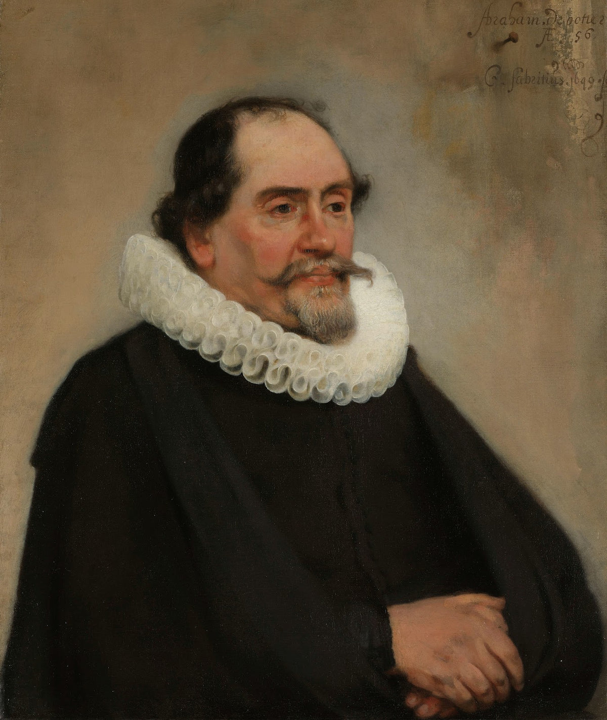 Portrait of Abraham de Potter Amsterdam Silk Merchant 1649