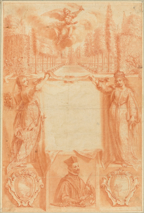 A Design for a Frontispiece Viridarium sacrae ac profanae eruditionis 1632