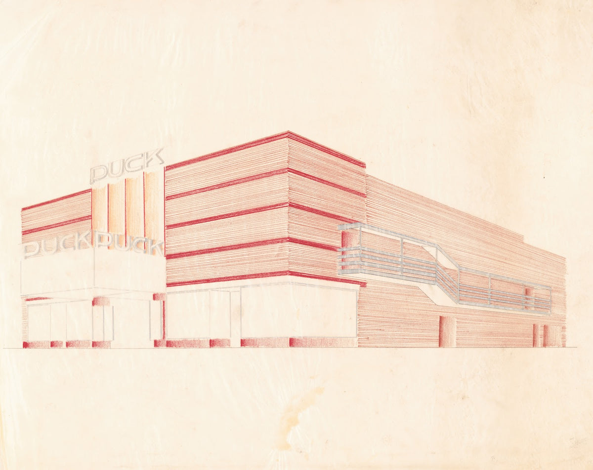 Designs for the Puck Theater later Elgin Movie Theater then Joyce Movie Theater