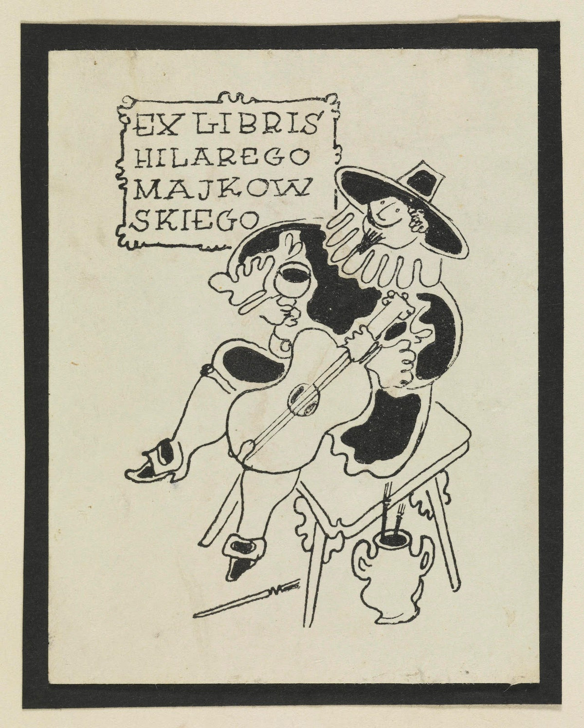 Ex libris Hilarego Majkowskiego 1942