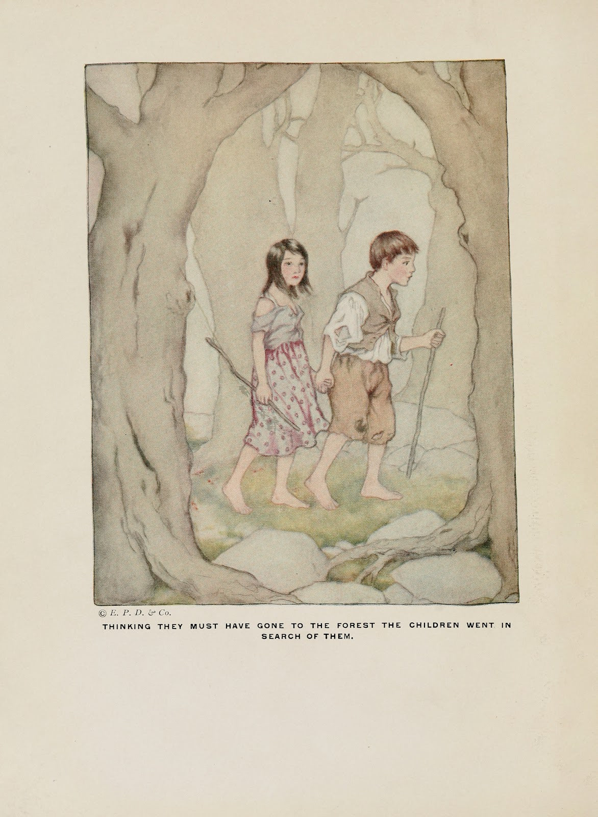 Thinking they must have gone to the forest 1916
