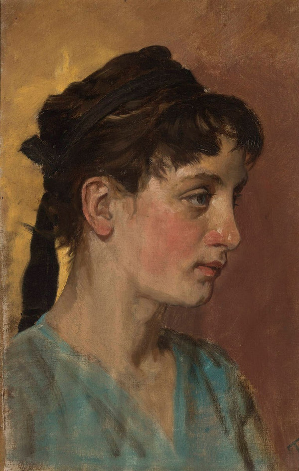 Portrait of a young woman circa 1900