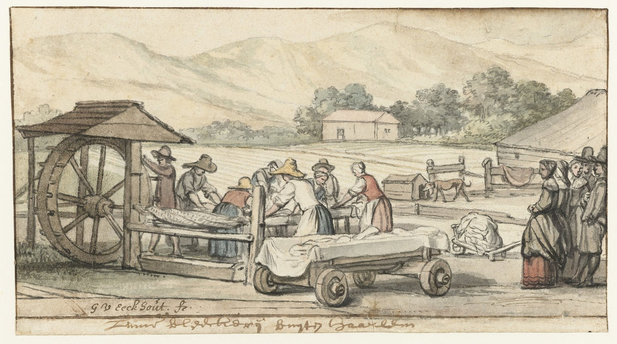 The Bleaching Fields near Haarlem 1659 1665