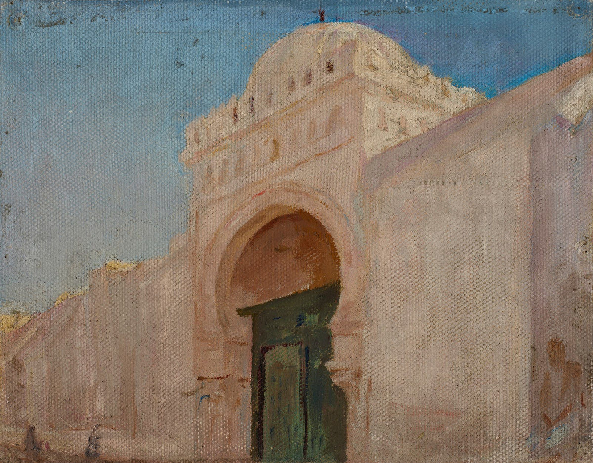 Kairouan Entrance to the Mosque of the Barber 1911