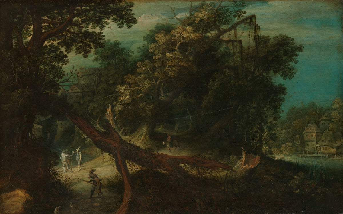 Shooters in a Forest Glade c 1611