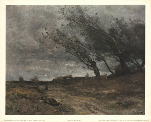 Jean Baptiste Camille Corot Coup de vent 1952