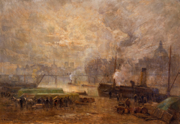 La Seine au port Saint Nicolas 1900