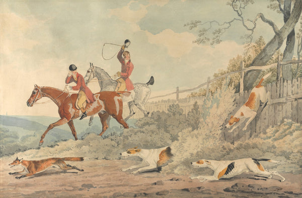 Foxhunting Near the Death 1816