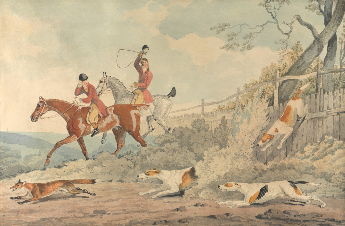 Foxhunting Near the Death 1816