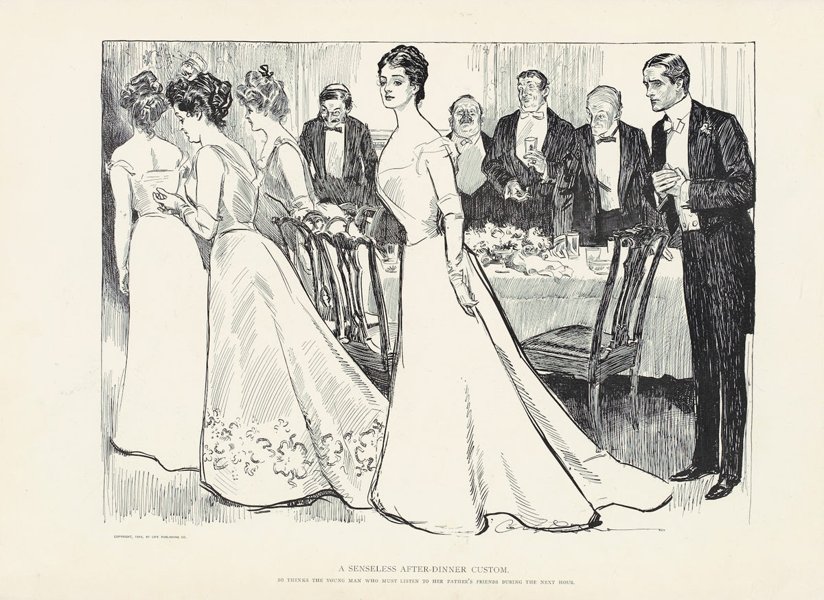 A Senseless after dinner custom 1899