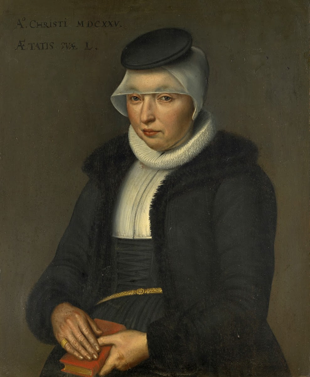 Portrait of Dorothea Wasserhuhn Wife of Peter Ryff 1625