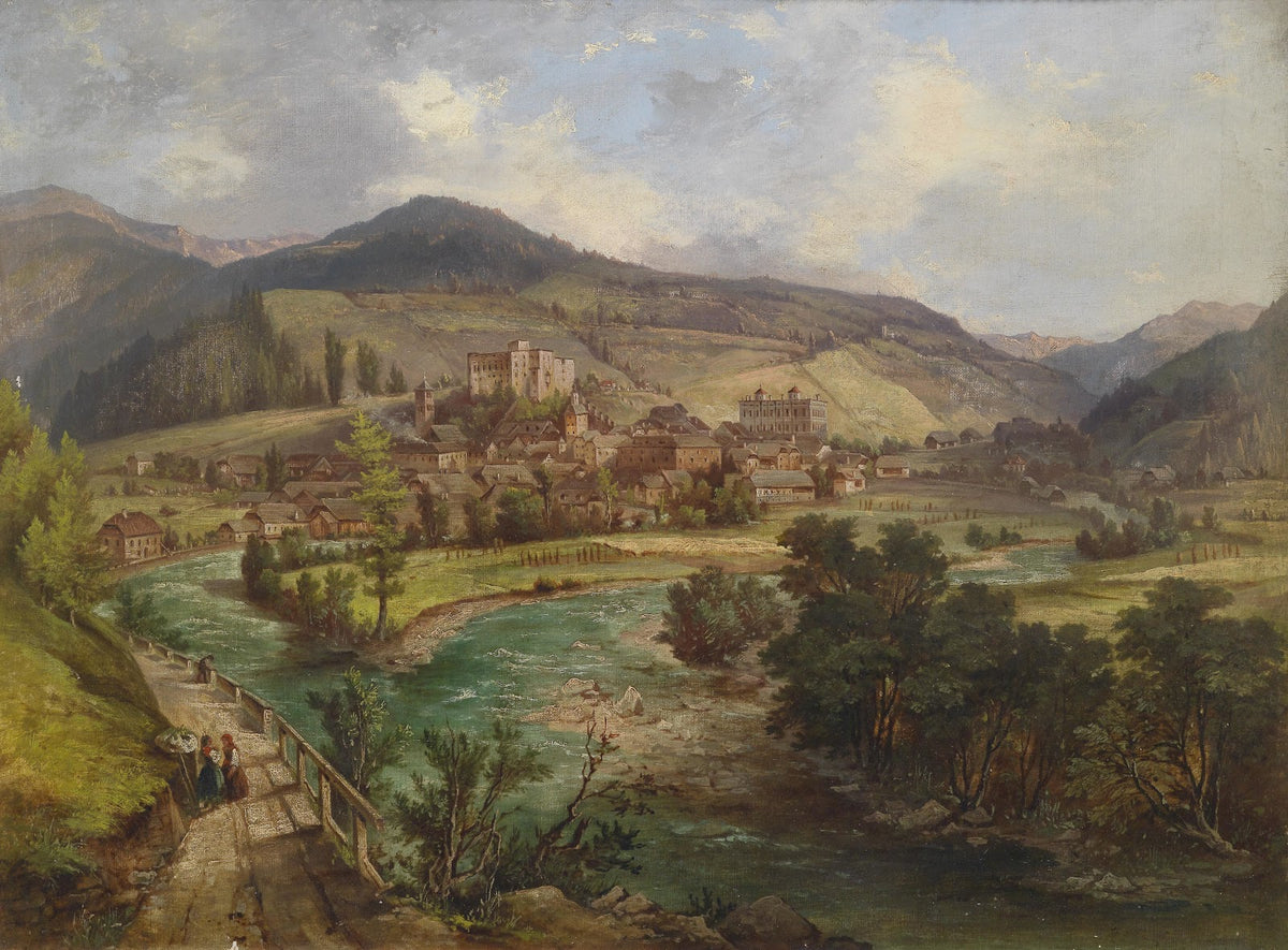 Blick auf Gmünd in Kärnten