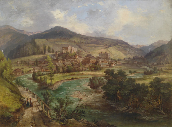 Blick auf Gmünd in Kärnten