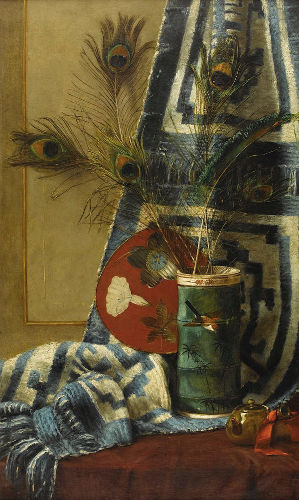 Still Life with Peacock Feathers