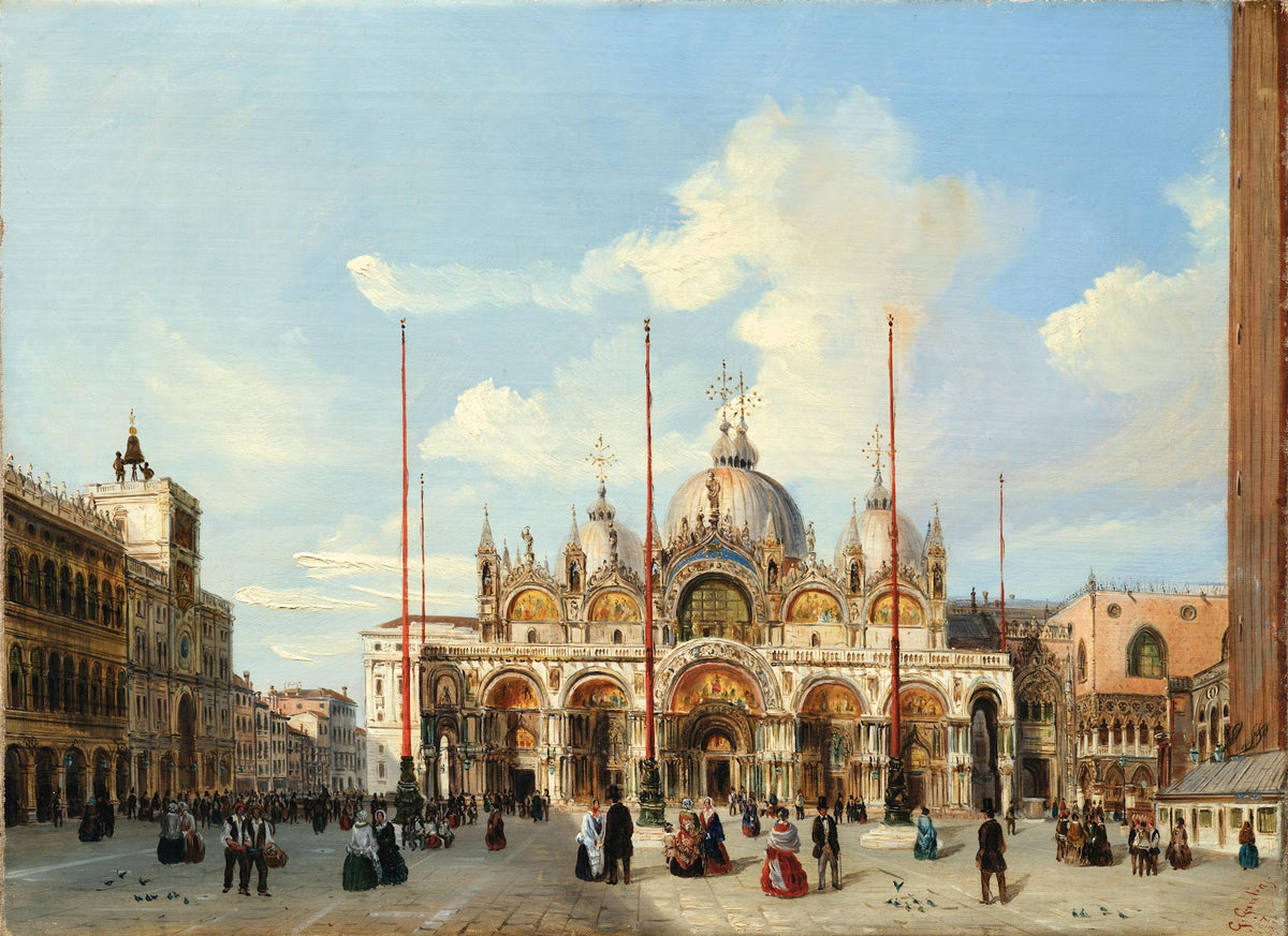 A View of the St Marks Square 1859