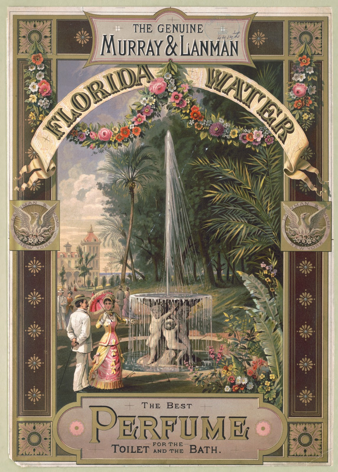 The genuine Murray Lanman Florida water 1880