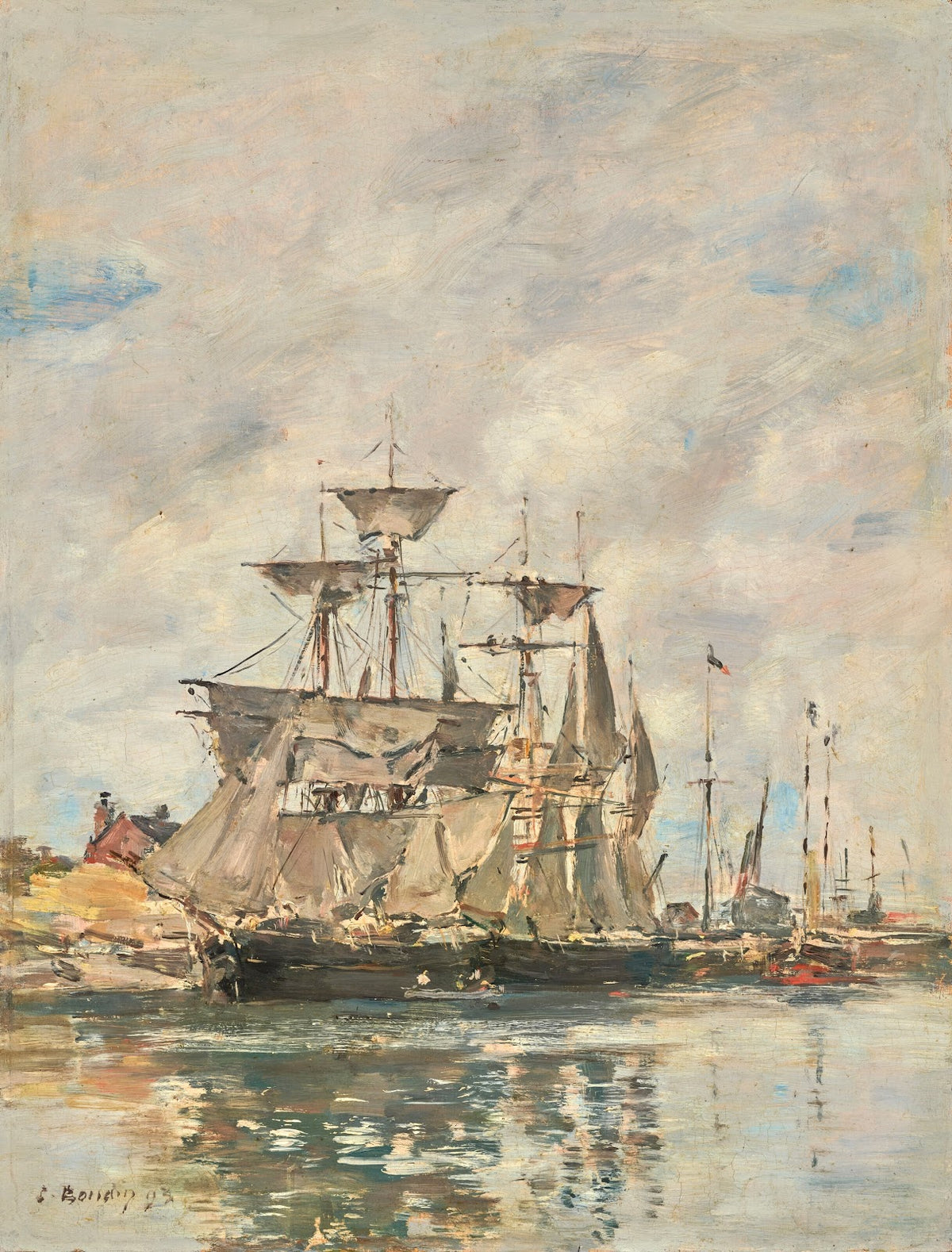 Deauville le quai au bois 1893