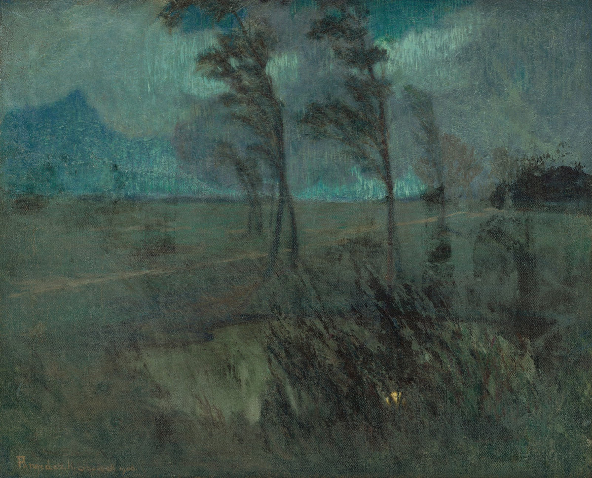 Landscape in a Windstorm 1920