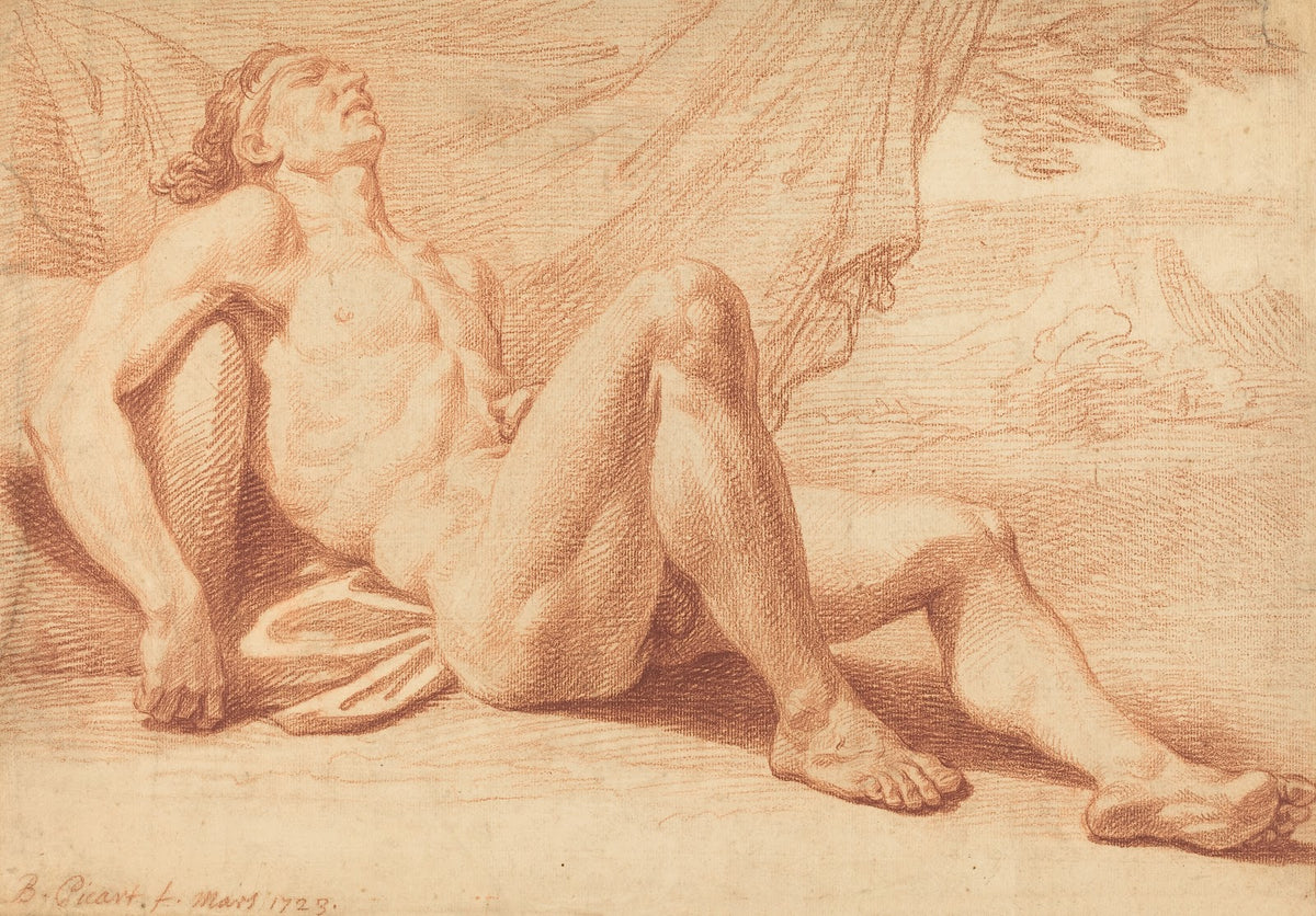 A Reclining Male Nude 1723
