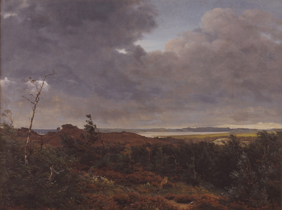 View of Frederiksværk from Tisvilde Wood North Zealand 1838 1839