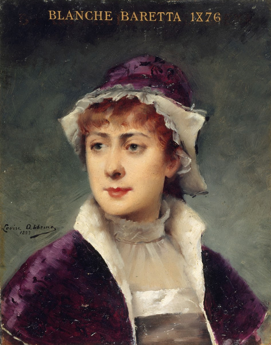 Portrait de Blanche Baretta 1855 1939 sociétaire de la Comédie Française 1883