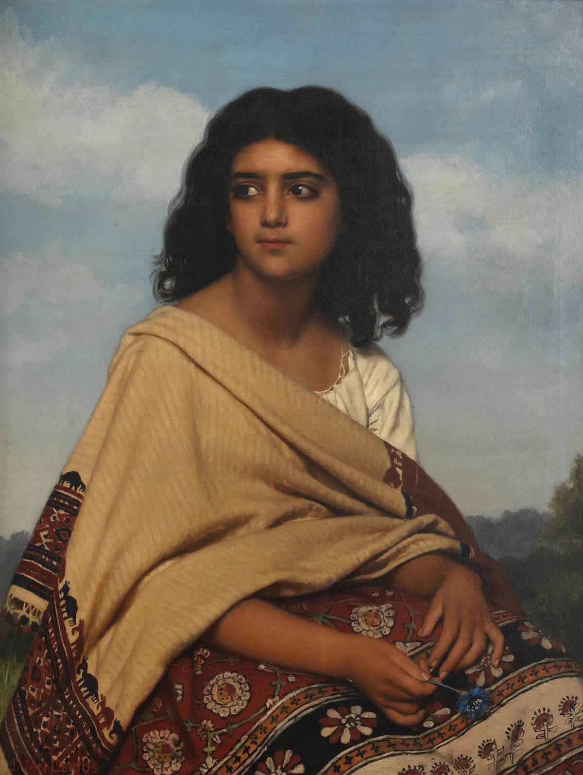 Moza the Gypsy woman 1880