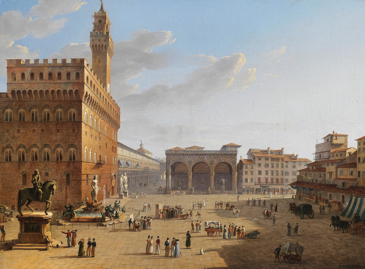 Piazza della Signoria Florence 1822