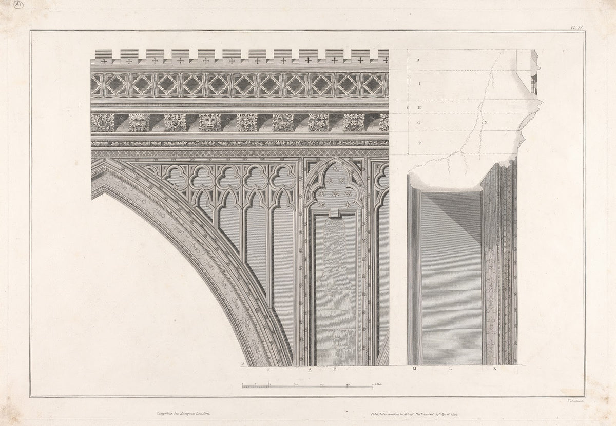 Plate IX St Stephens Chapel 1795