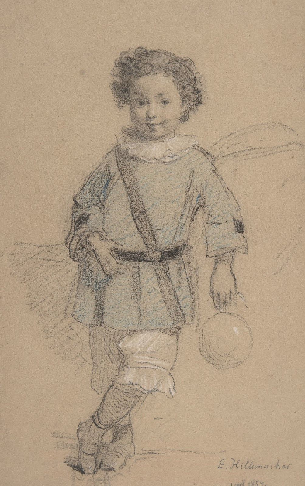 Sketch of a Young Boy 1857