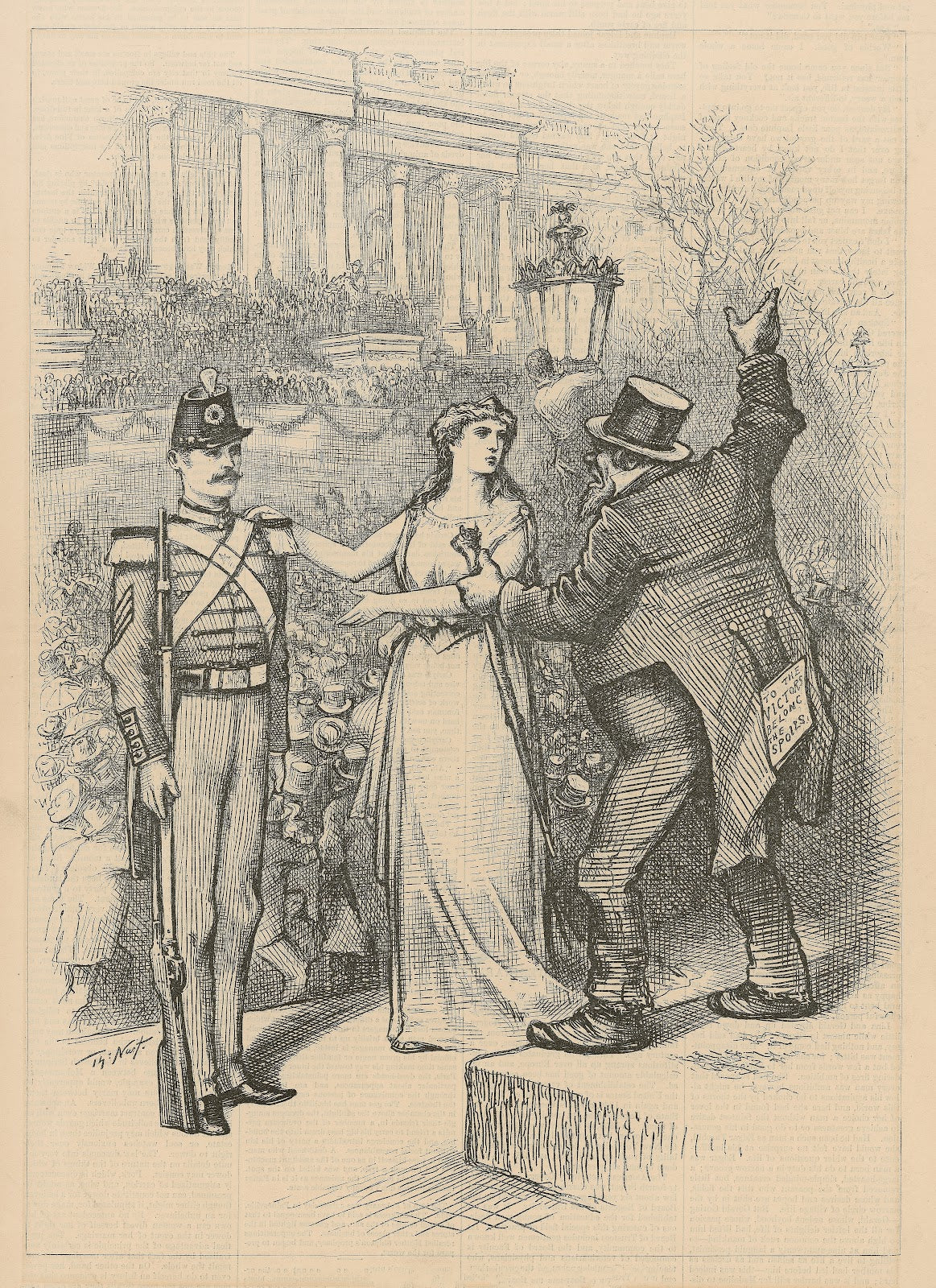 The citizen soldier at the inauguration of General Garfield 1881
