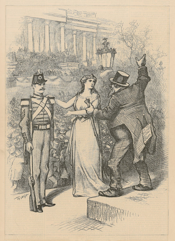 The citizen soldier at the inauguration of General Garfield 1881