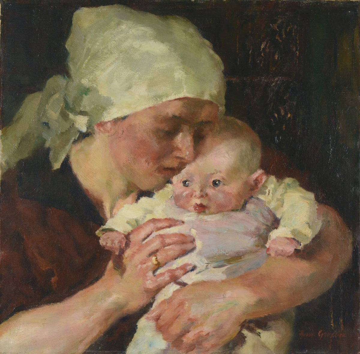 Mutter mit Kind circa 1925
