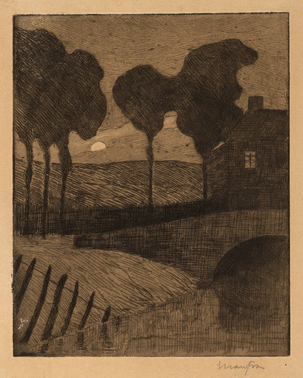 Clair de lune ou Vue de Paimpol 1893