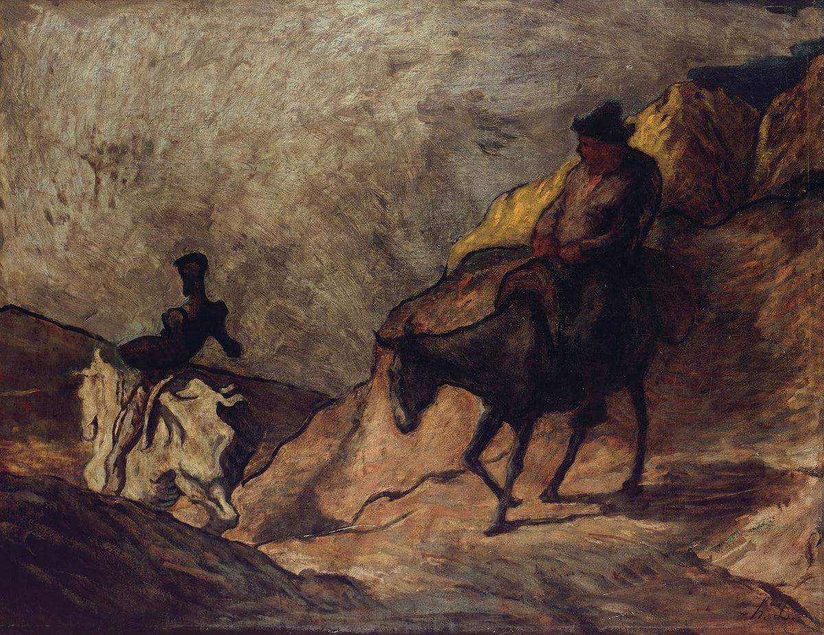 Don Quichotte et Sancho Pansa 1866 or 1868