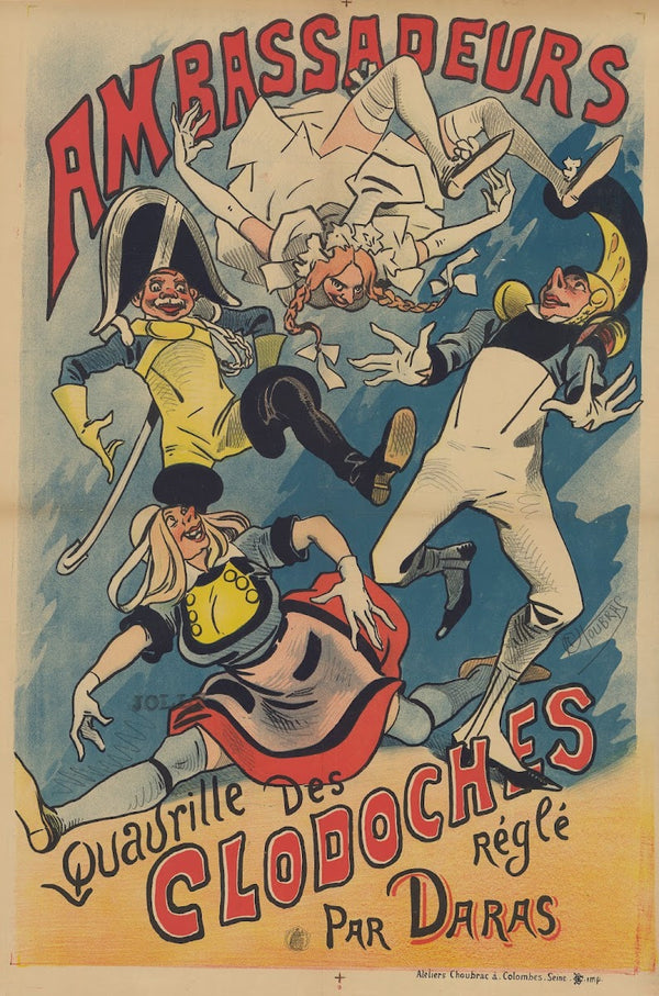Ambassadeurs Quadrille des Clodoches réglé par Darras 1890