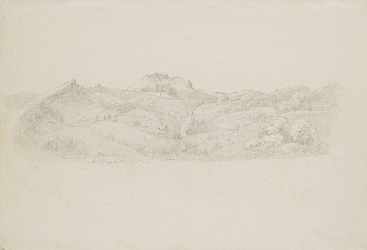 Civitella Area the Town of Olevano Romano on Top of the Hill in the Distance 185