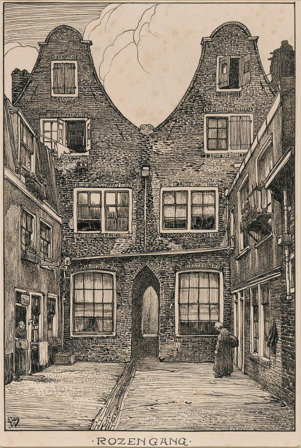 De Rozengang te Amsterdam 20th century